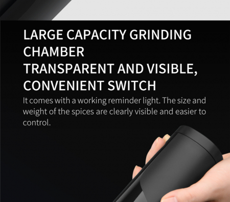 Gravity Rasnita Electrica Sare/Piper, Condimente Kitchen [8]