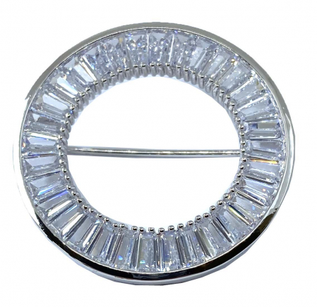 Stilou Nina Ricci Comete si Brosa Circle Crystal Baguette [1]