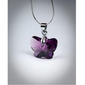 Colier Borealy Amethyst 18 mm Butterfly [2]