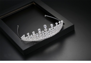 Tiara Borealy Flowers Wedding Pageant Prom [2]