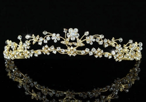 Diademe - Tiara Borealy Divine Bride Gold