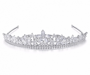 Tiare Mireasa - Tiara Mireasa Glamour Flowers Borealy