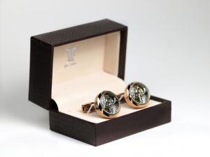 Butoni TF Est. 1968 Tourbillon Luxury - Placaţi cu aur roz - Made in Switzerland [1]