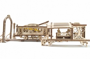 Tramvai cu statie Puzzle 3D Mecanic [4]