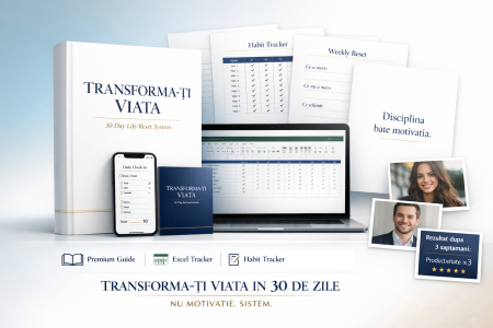 Cadouri Corporate - Transforma-ti Viata in 30 de zile – Sistem Premium de Disciplina si Performanta