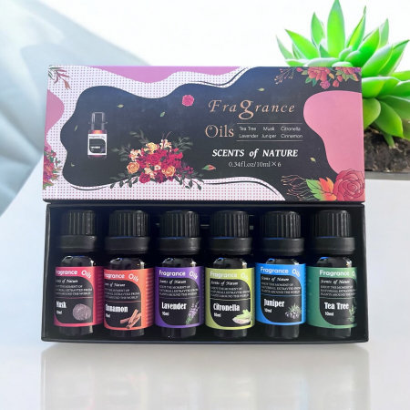 Ocazii Cadouri - Set Uleiuri Parfumate – Scents of Nature (6 x 10 ml)
