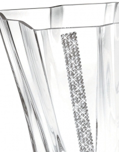 Vază cu cristale Swarovski PRIMA Quadro REGINA by Chinelli, made in Italy [1]