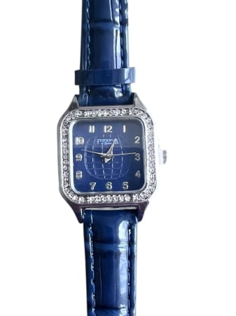 Royal Blue Esarfa Casmir, Ceas Blue si Cercei One [3]