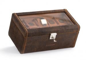 Set Cutie 20 ceasuri Cubano Piele Naturala by Friedrich si Note Pad Burgundy Hugo Boss [5]