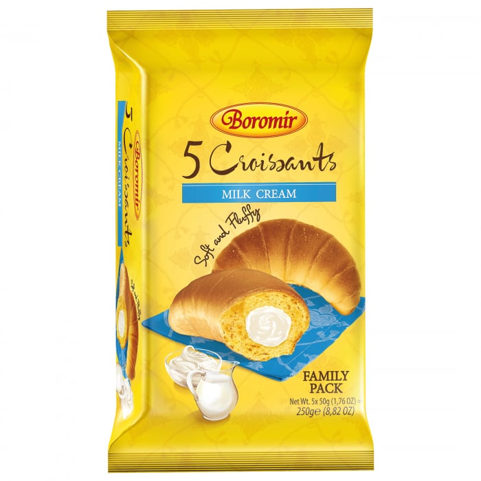 Croissant Family crema lapte 5*50g [1]