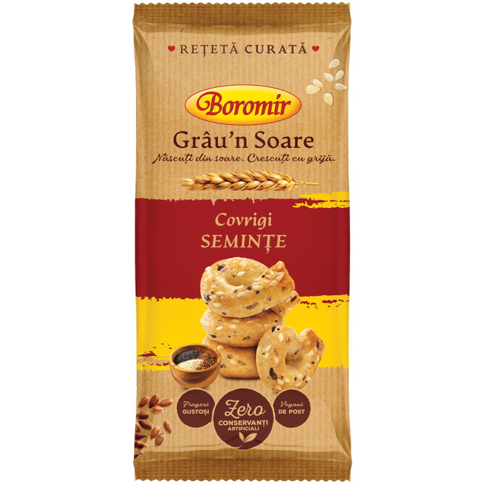 Covrigi cu seminte grau in soare 100g [1]