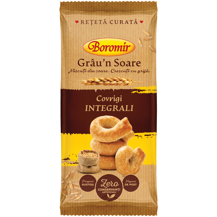 Covrigi integrali grau in soare 100g [1]