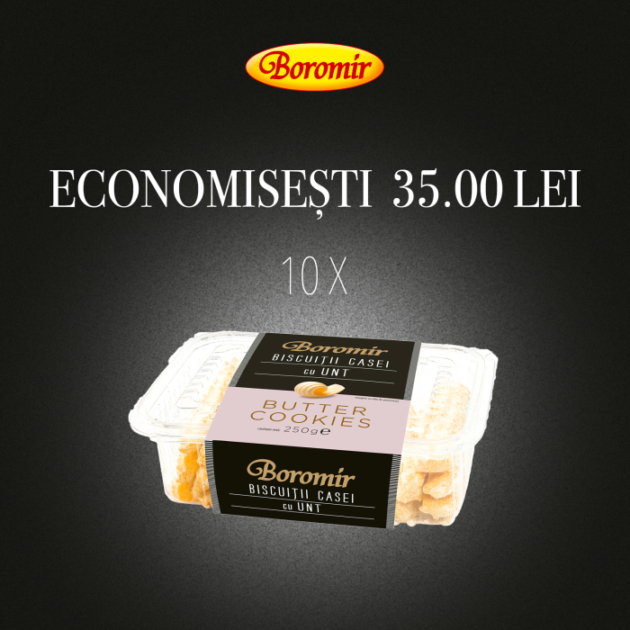Pachet (10buc*BISCUITII CASEI CU UNT 250G) [1]