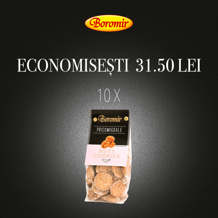 Pachet (10buc*PRICOMIGDALE CU NUCI 180G ) [1]