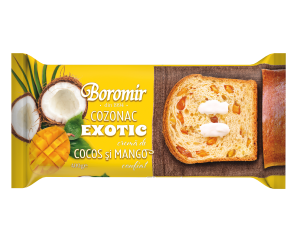 Cozonac Exotic - Cozonac Exotic cu cocos si mango