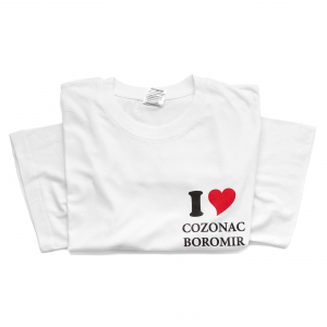 Accesorii Boromir - Tricou alb I Love Cozonac Boromir