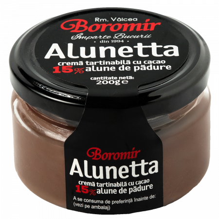 Creme Tartinabile - Alunetta cremă cacao și alune de padure 200g