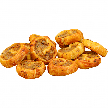 Congelate brutarie - Bax aperitive cu cremwursti congelate (7pg*500g/pg = 3.5kg/bax)