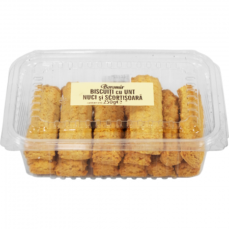 Fursecuri cu unt - Biscuiți cu unt, nuci și scorțișoară 250g