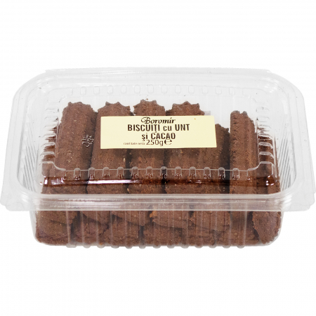 Fursecuri cu unt - Biscuiți cu unt și cacao 250g