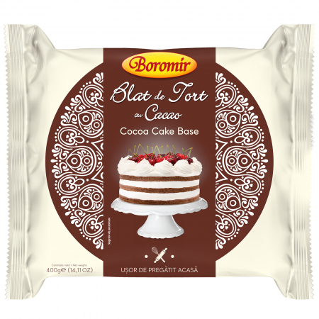 Faina - Blat de tort cu cacao Boromir 400g
