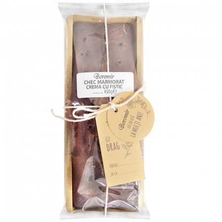 Chec marmorat - Chec marmorat cremă cu fistic 450g