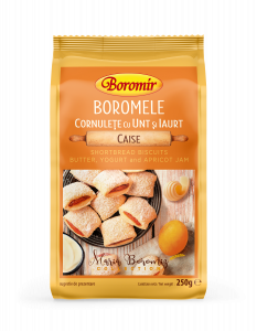 Boromele - Cornulete Boromele cu unt, iaurt si gem de caise