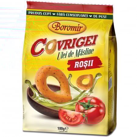 Covrigi cu ulei de masline - Covrigei Boromir cu ulei de măsline și roșii