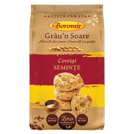 Covrigi de Buzau - Covrigi cu semințe Grâu’n Soare 180g