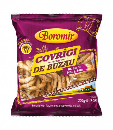 Covrigi de Buzau - Covrigii de Buzău cu in, susan, mac și sare Boromir