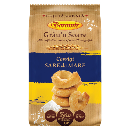 Covrigi de Buzau - Covrigi cu sare de mare Grâu’n Soare 180g