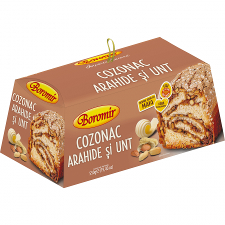 Cozonac Cadou - Cozonacul Boromir cu unt si arahide