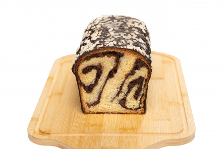 Cozonac Crăciunel cu nucă și ciocolată 880g + tocator de bambus [1]