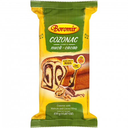Cozonac Tradițional - Cozonac Traditional Boromir cu nuca si cacao