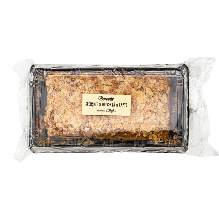 Prajituri artizanale - Cremșnit cu dulceață de lapte 250g