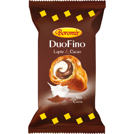Cornuri - Croissant duofino lapte si cacao 75g
