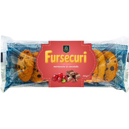 Fursecuri - Fursecuri cu merisoare si ciocolata 200g