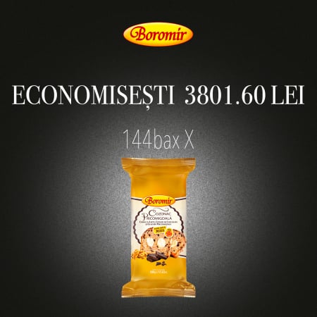 Black Friday 2025 - Pachet (3PALETI-144BAX-1152BUC*COZONAC PRICOMIGDALA CIPS.CIOC.CR.LAPTE 500G)