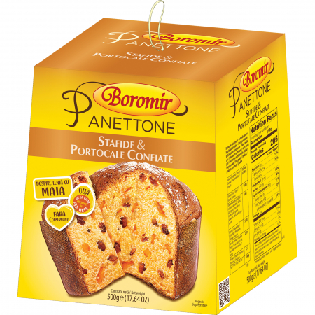Panettone - Panettone cu stafide si portocale Boromir