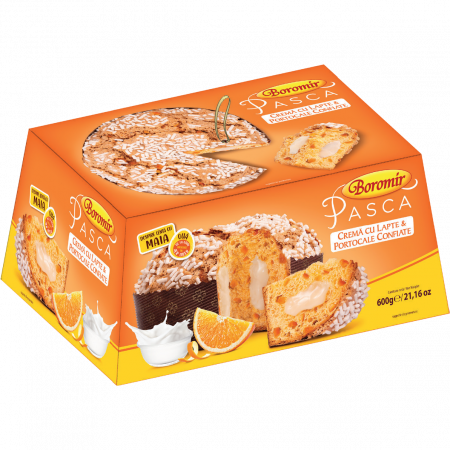 Pasca fresh - Pasca cu crema de lapte si portocale
