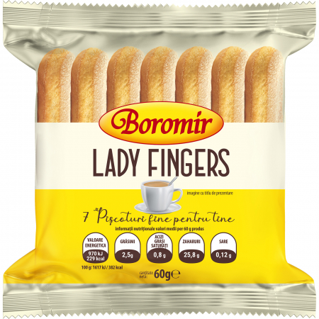 Biscuiti - Pișcoturi Lady Fingers 60g