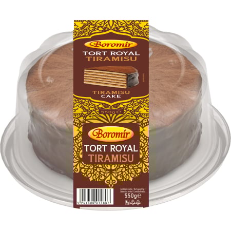 Torturi ambalate - Tort royal tiramisu 550g