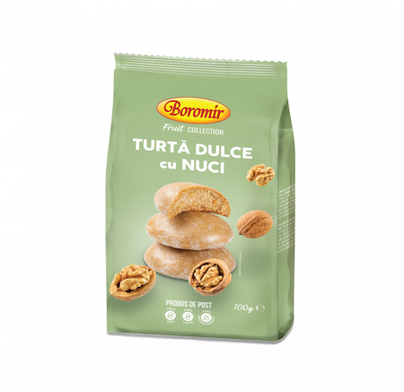 Turta dulce cu nuci - Turtă dulce cu nuci 100g