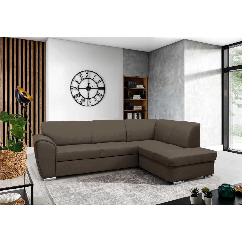 Set canapea, maro, dreapta, KENAI ROH [6]