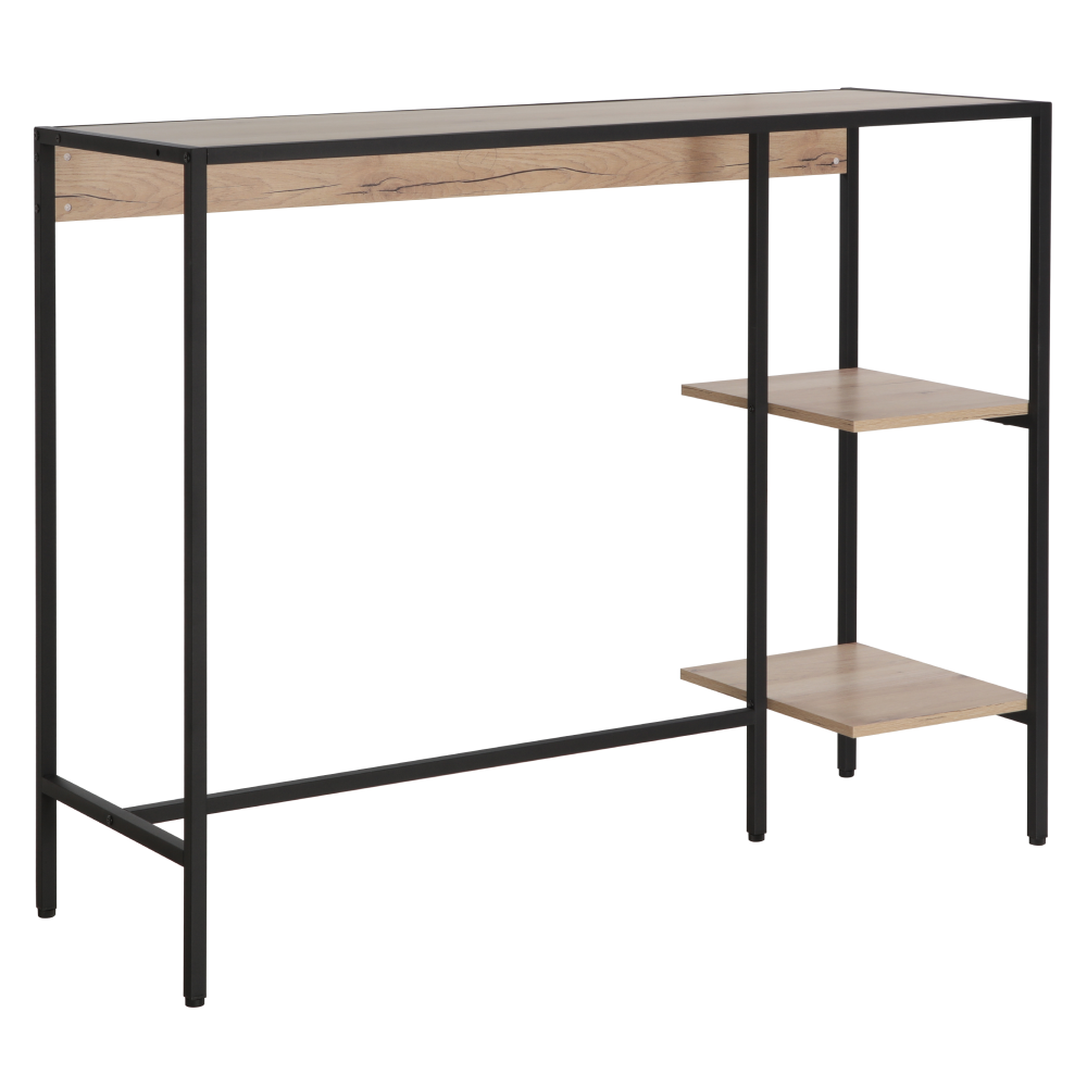 Set de bar 1+2, stejar/negru, POHOS [4]