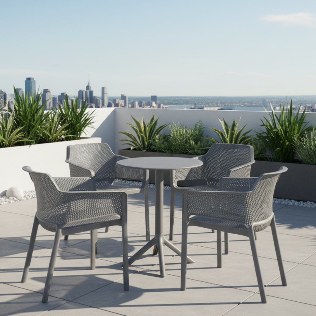 Masă de grădină, gri, SAILOR [4]