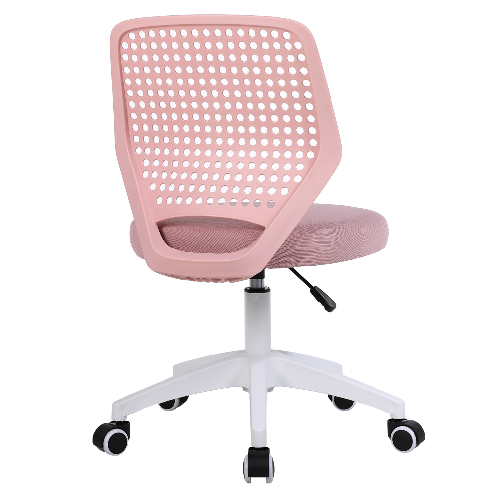 Scaun pivotant, roz/alb, SATOZ [3]