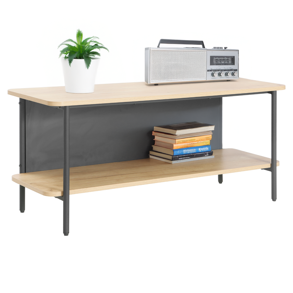 Toate Produsele - Raft, stejar/negru, SEFLOS