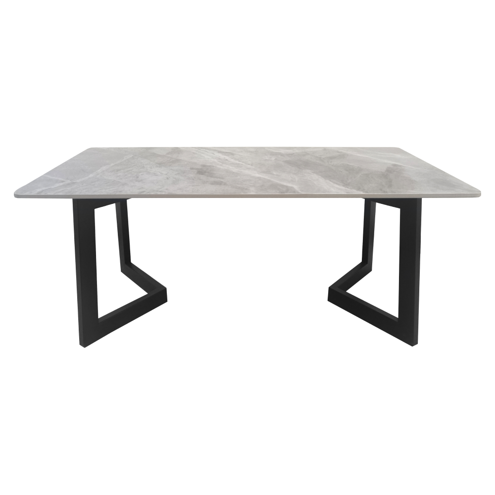 Toate Produsele - Măsuţă de cafea, marmură gri/negru, SOFIAN