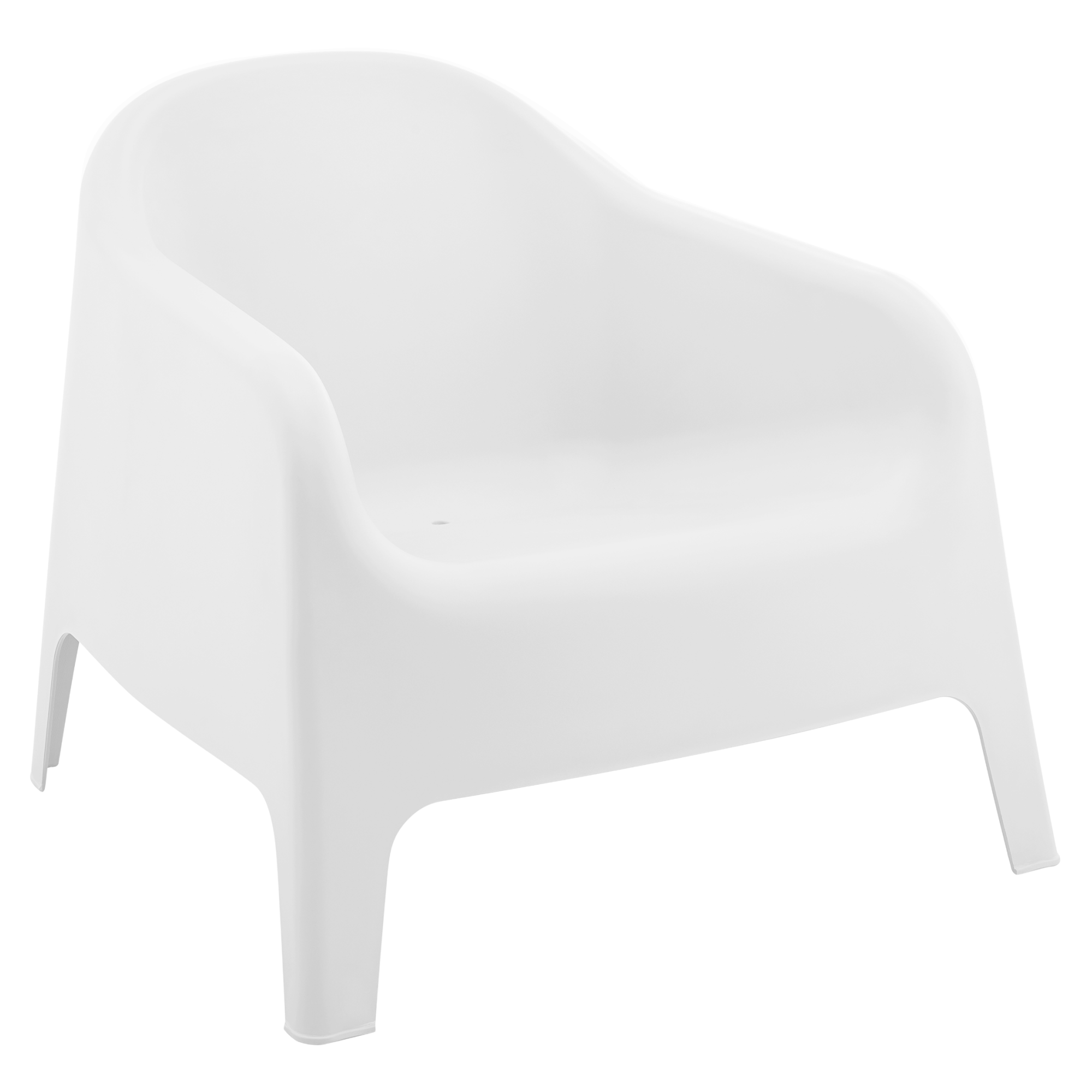 Scaun stivuibil, alb, plastic, SOKRA NEW [7]